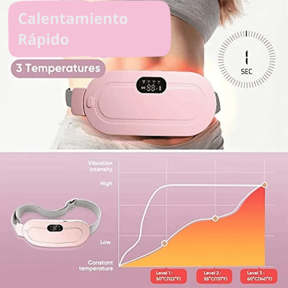 Cinturón térmico para cólicos y dolores menstruales